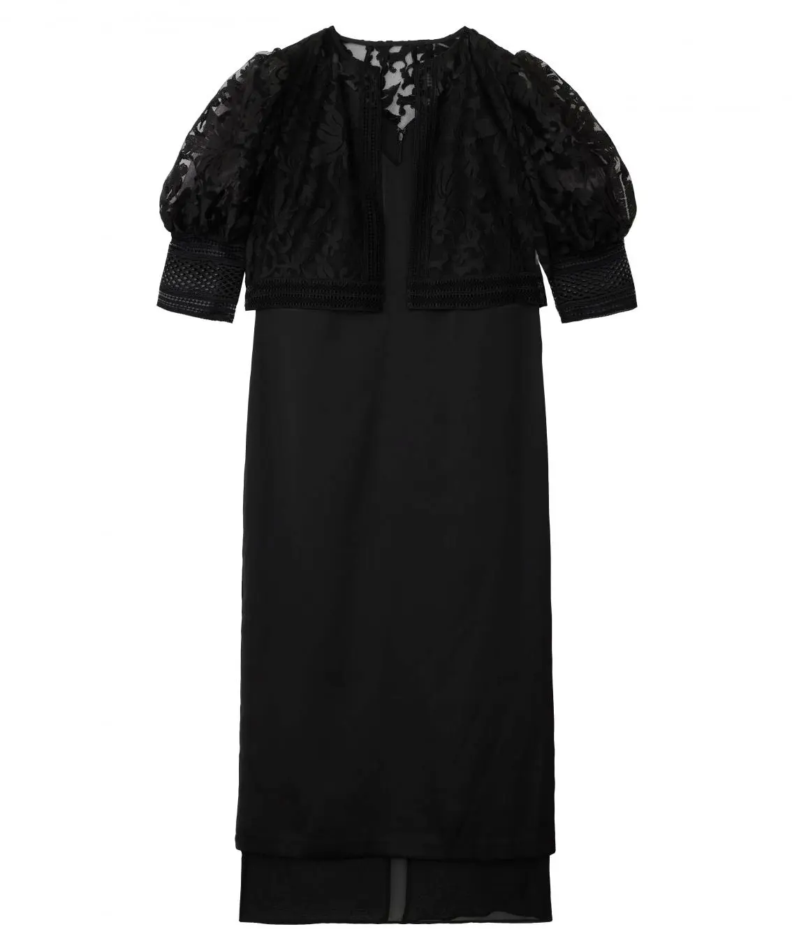 Mサイズ】UND LACE BOLERO LAYERED DRESS Ameri VINTAGE（アメリ